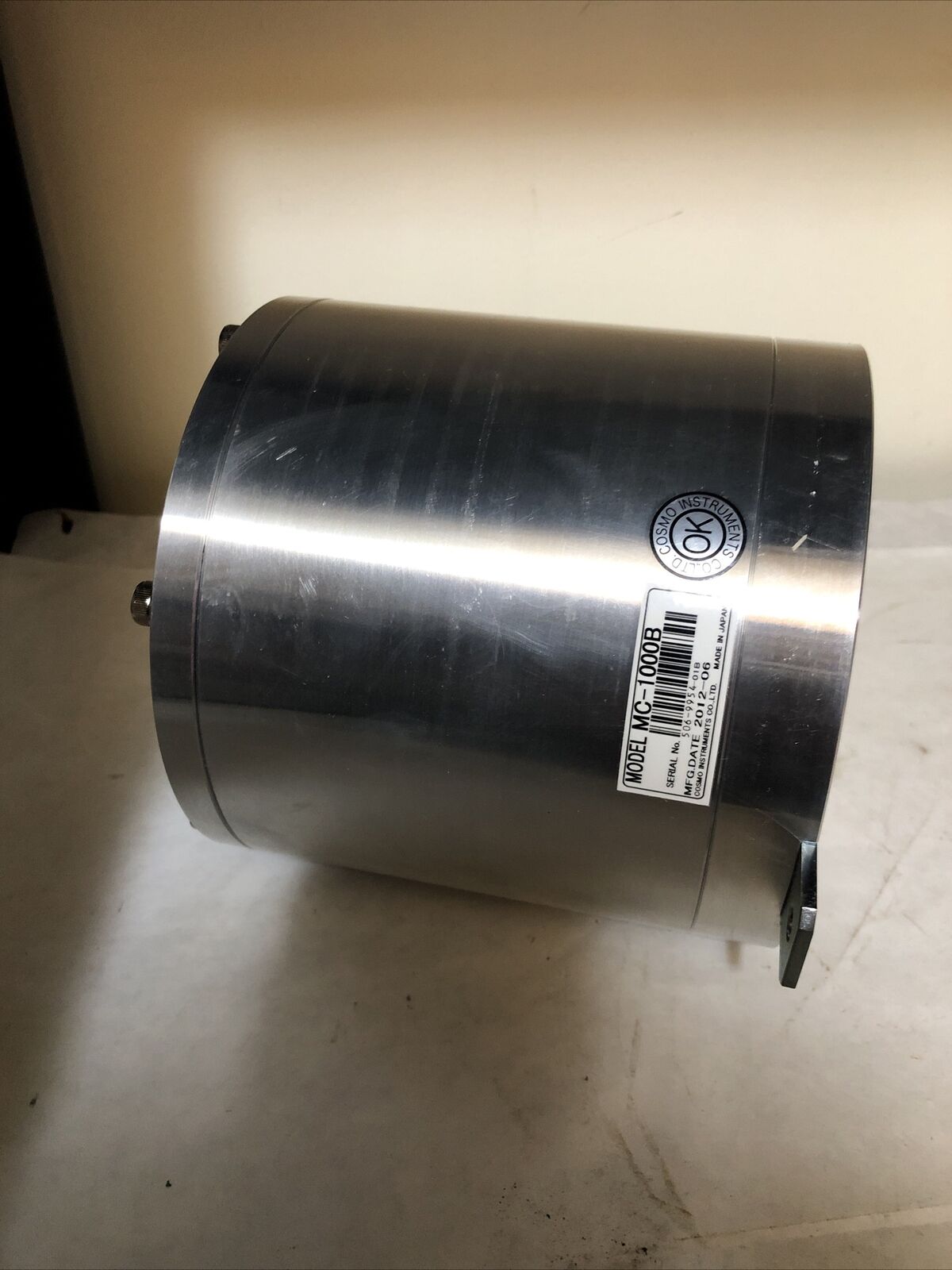 New Cosmo Mc-1000B Master Chamber,Inner Volume Adjustable Range:535~1000Ml,Bk