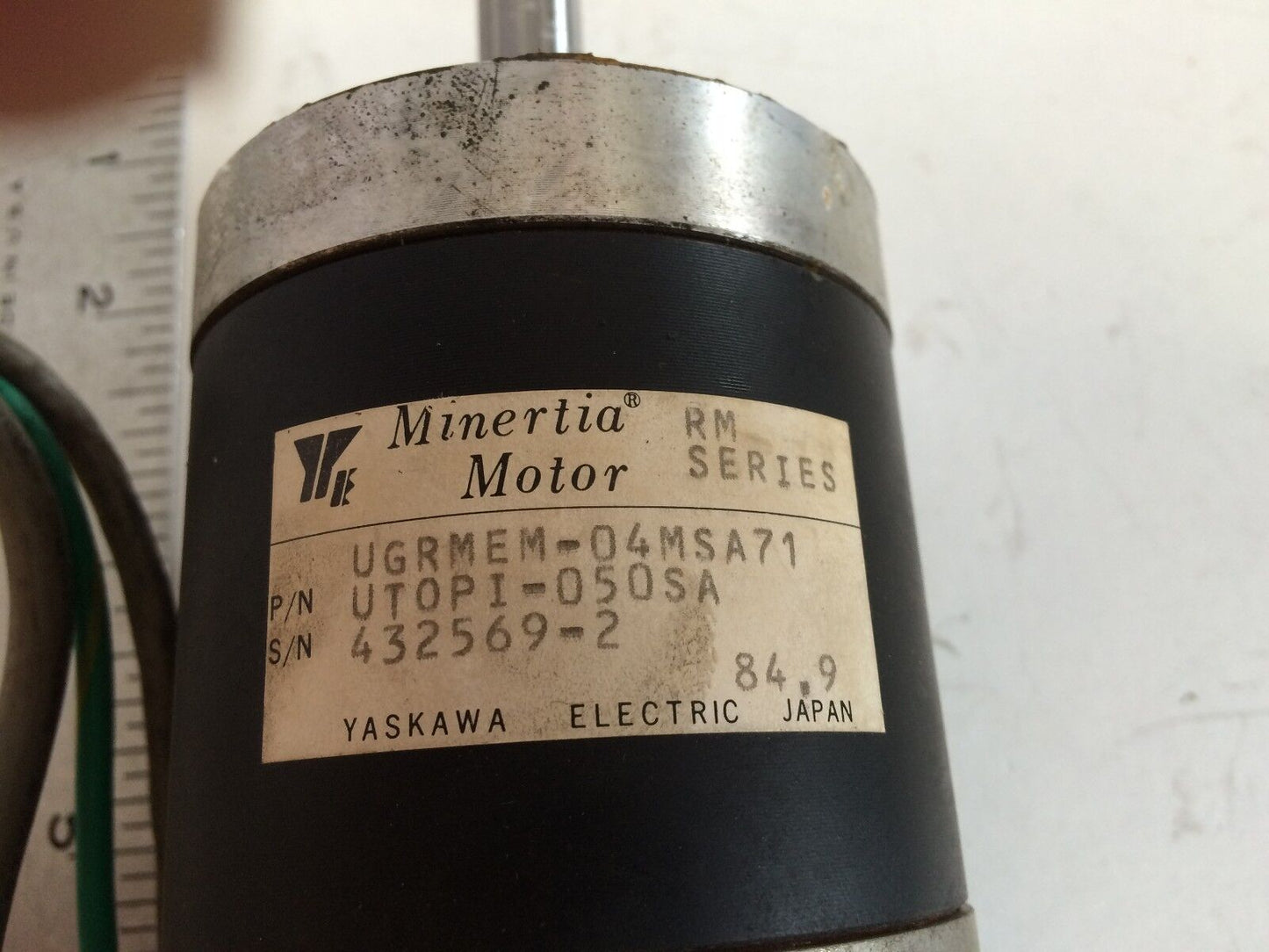 Yaskawa Electric Ugrmem-04Msa71 Servo Motor, Shaft Diameter: 11Mm ,Tc