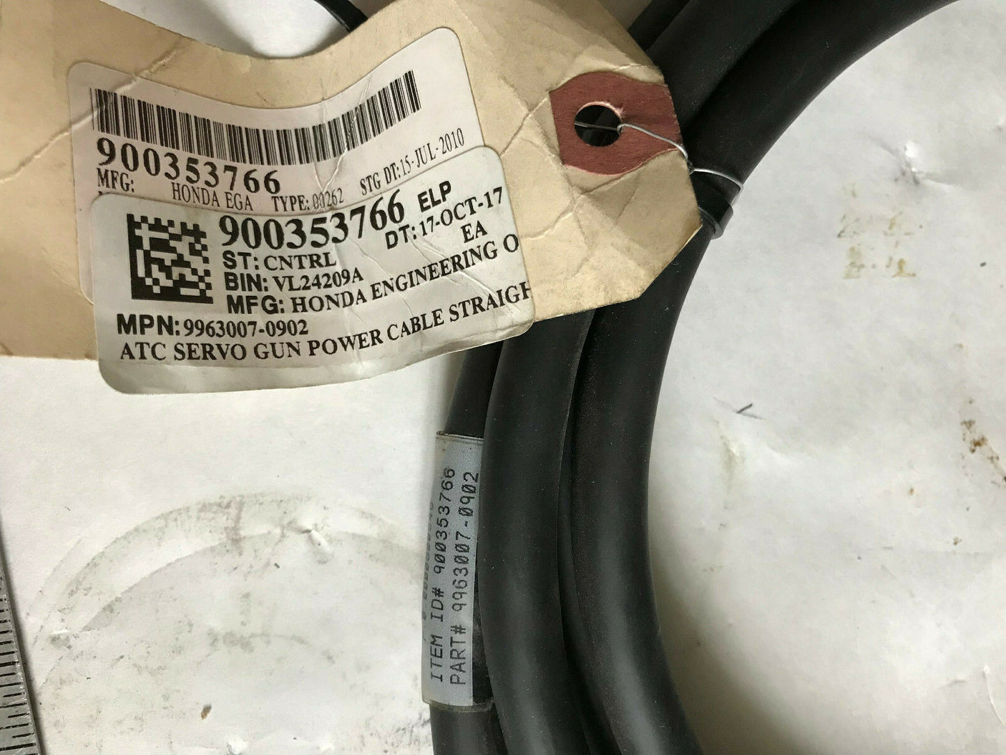 Pk Controls 9963007-0902,04261Mro-1 Atc Servo Gun Motor Pg Cable,900353766,Sf