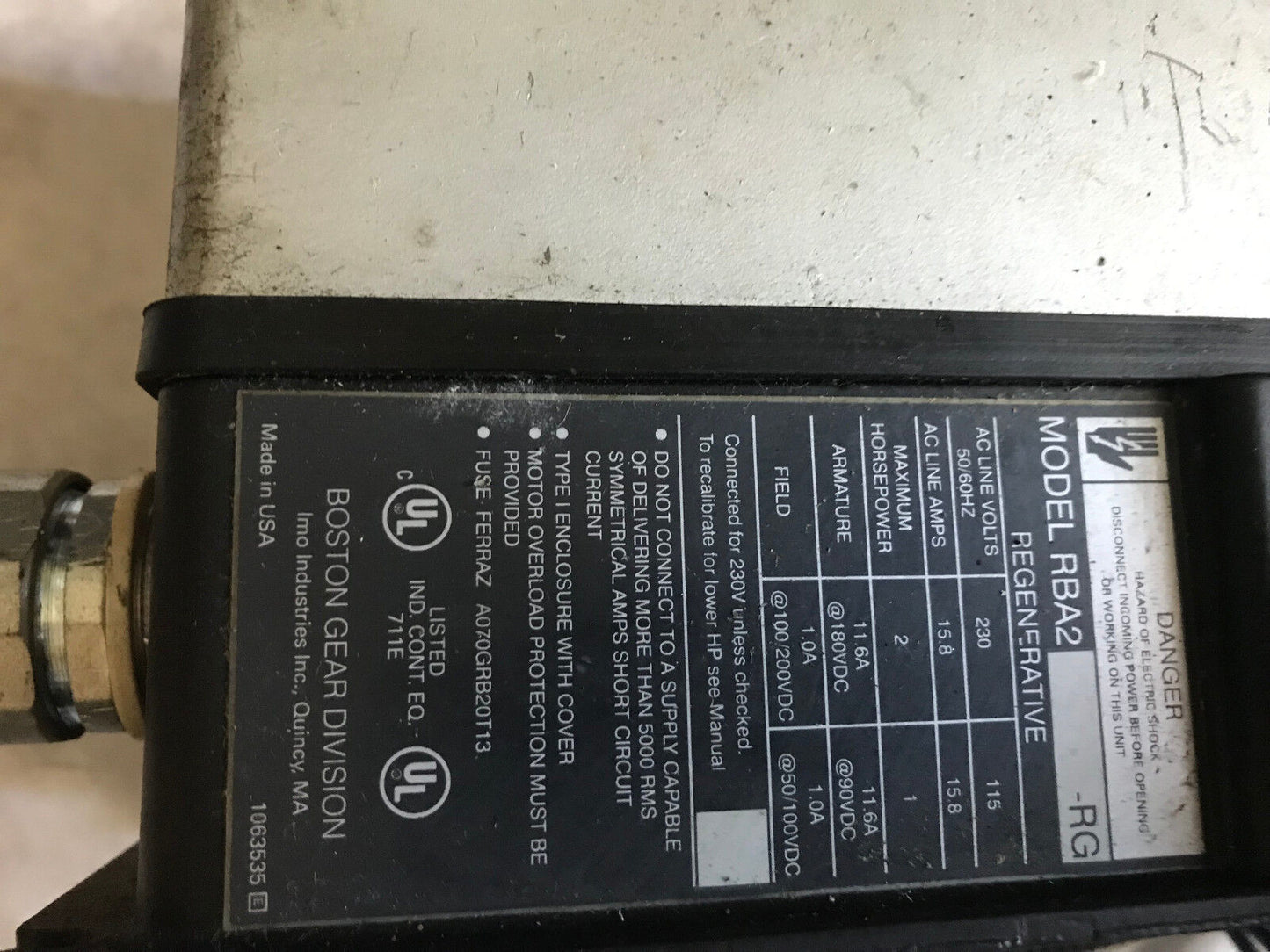 Fincor 9302509Tn Dc Motor  Browning E 1 Gear Motor Rba2 Controller Beta Ii,Sr