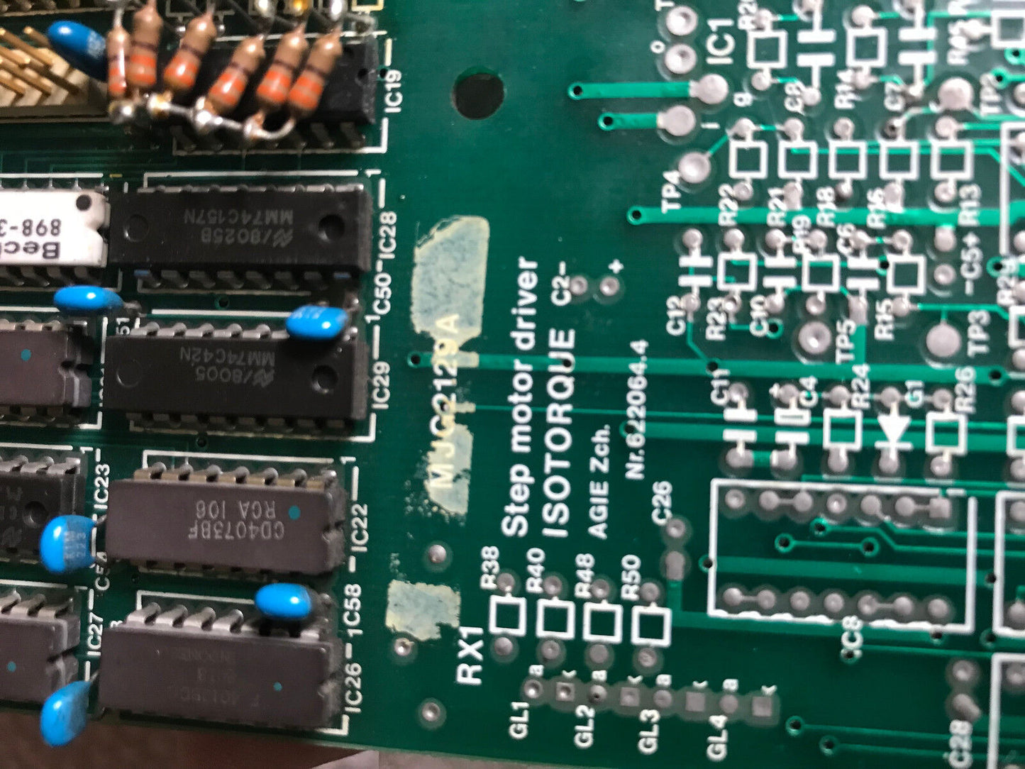 Agie 622064.4 Step Motor Driver Mjg2129a Board Isotorque Edm 614881 Mjg2129b,Si