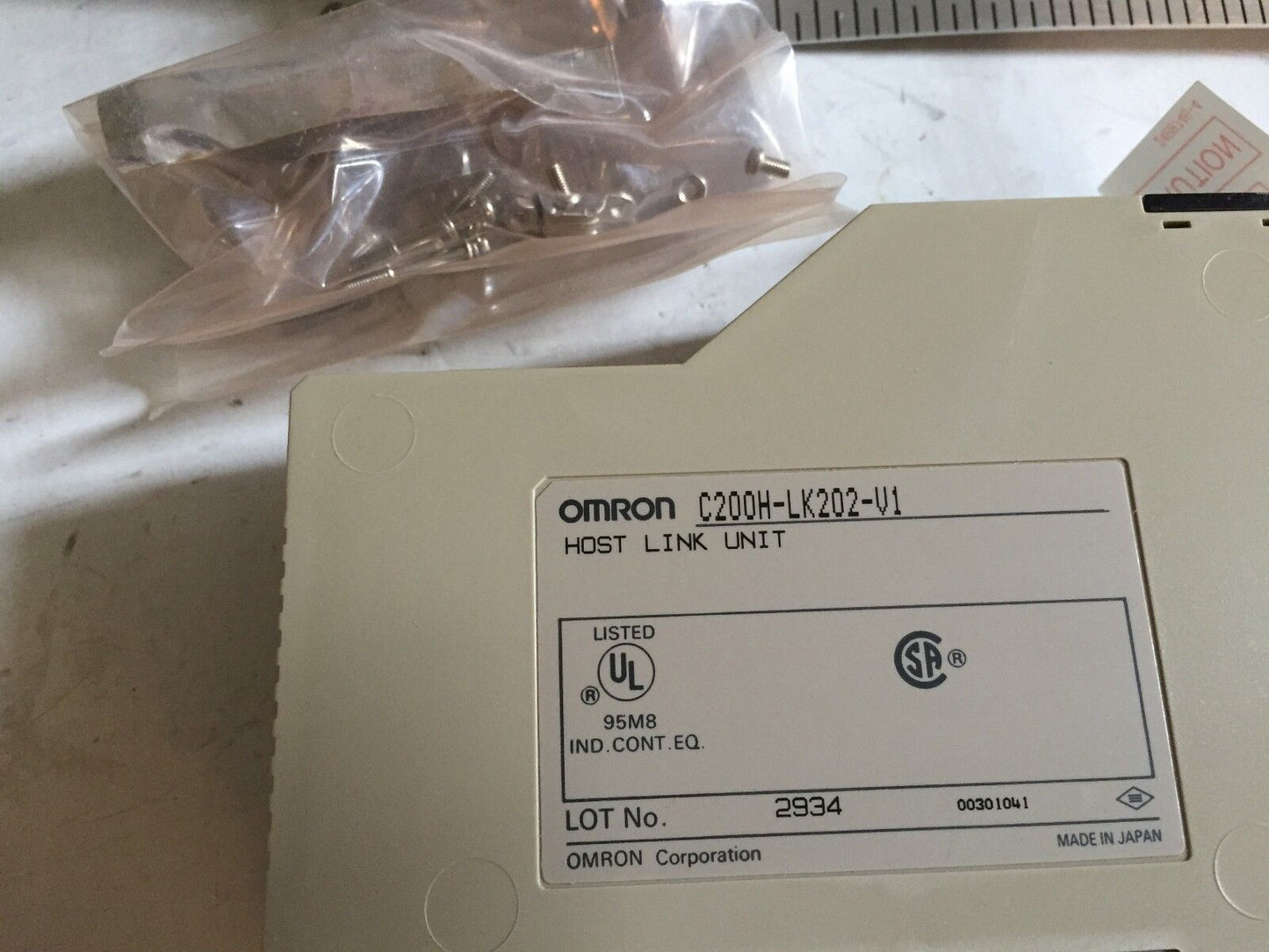 Omron C200h-Lk202-V1,Omron C200hlk202v1,Lk202-V1 Communication Link Module,Dd