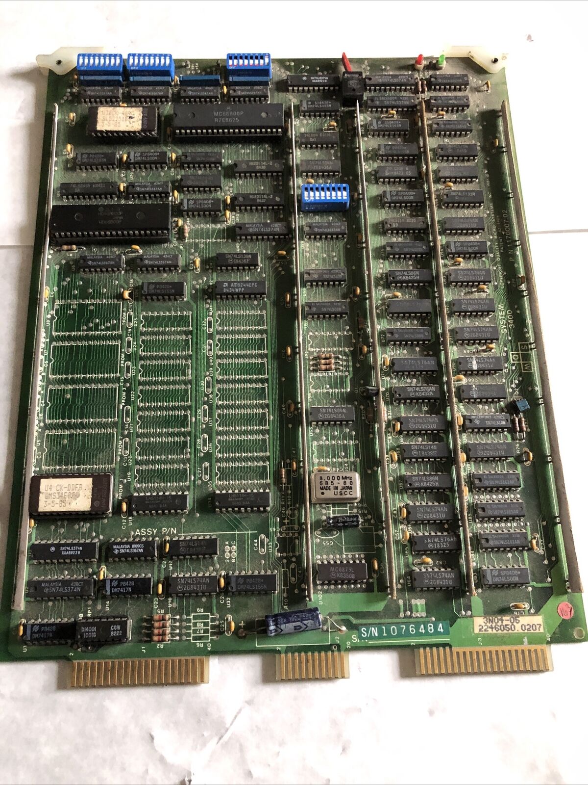 Quality Micro System 1170007.02,System 3400,Printronix 117000702,3N04-05,Sm