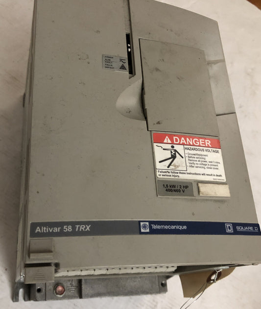 Telemecanique Altivar 58 Trx Aqtv58 Ac Drive,Square D Altivar 58 Trx 2 Hp,3Ph,Cs