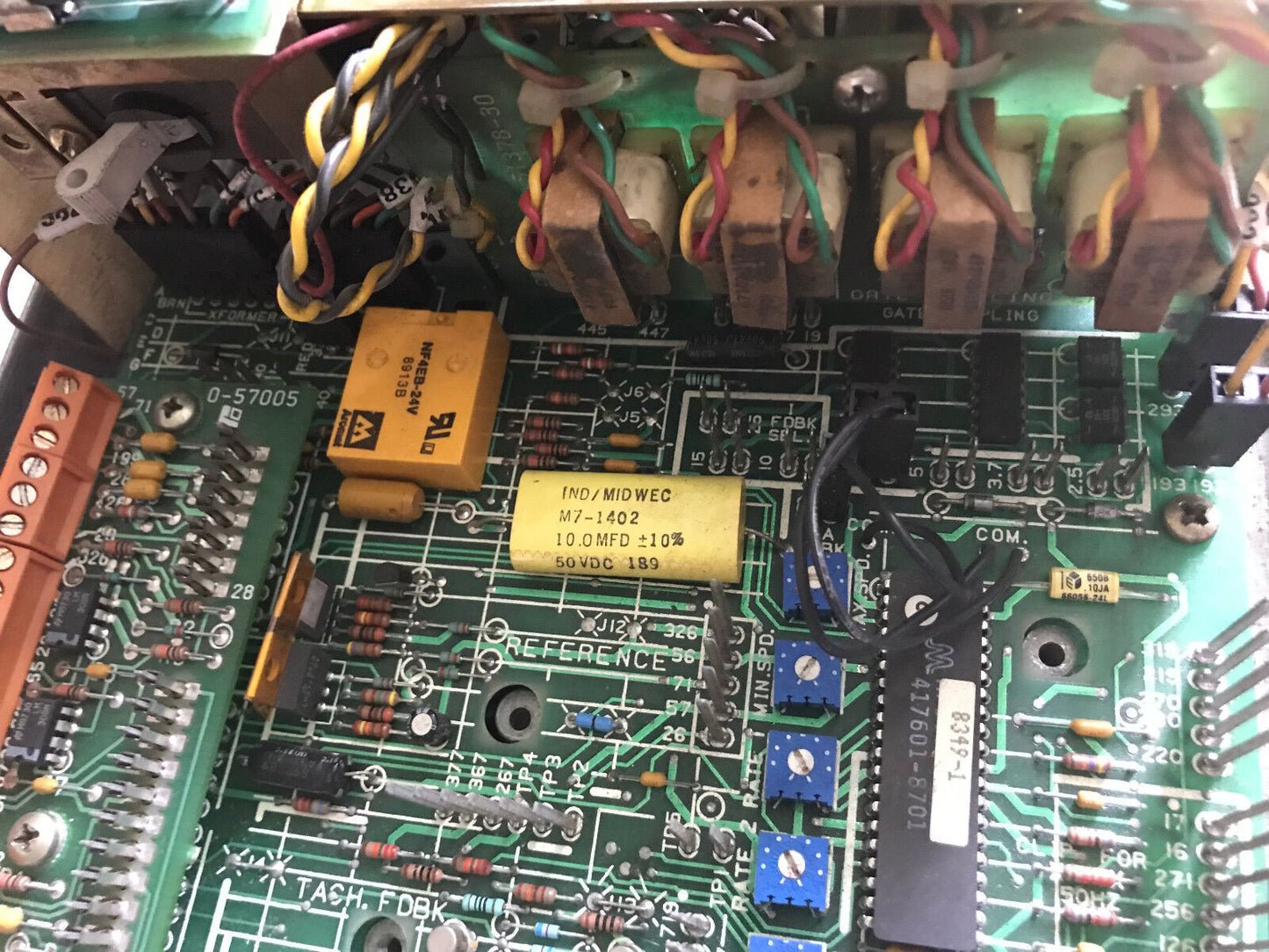 Reliance Electric Regen Minipak Plus 14C40 Dc Drive .75 Hp 90 Vdc 1 Ph,1000 A,Er
