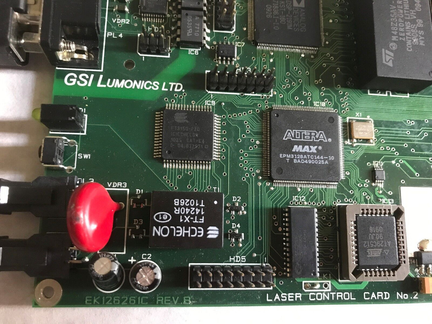 Gsi Lumonics Ek126261c Rev.B ,Gsi Laser Control Card No.2,Bx
