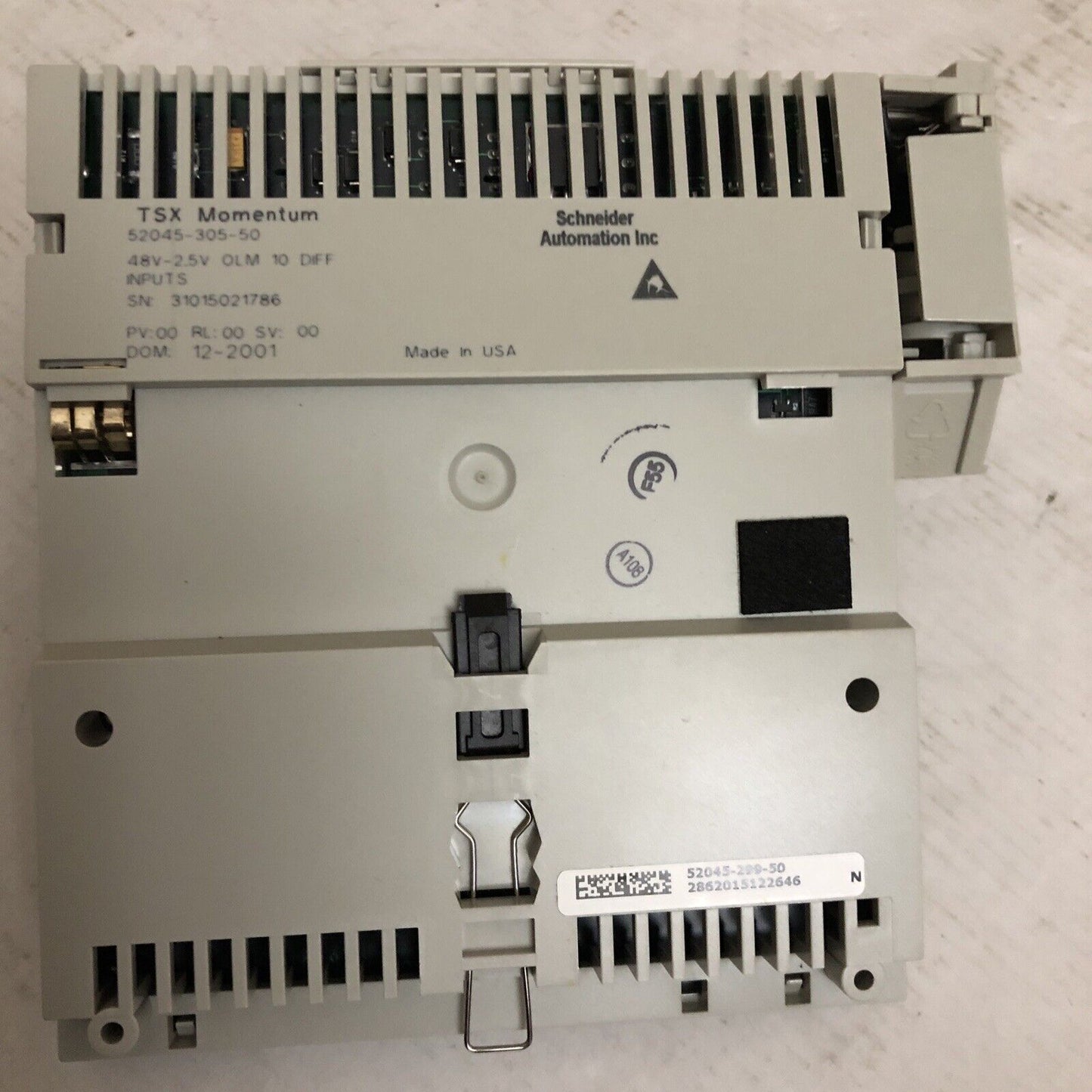 New Schneider 170 Olm 869 05,52045-305-50,Tsx,170Olm 86200 Input 10Pt Dif.,Cs