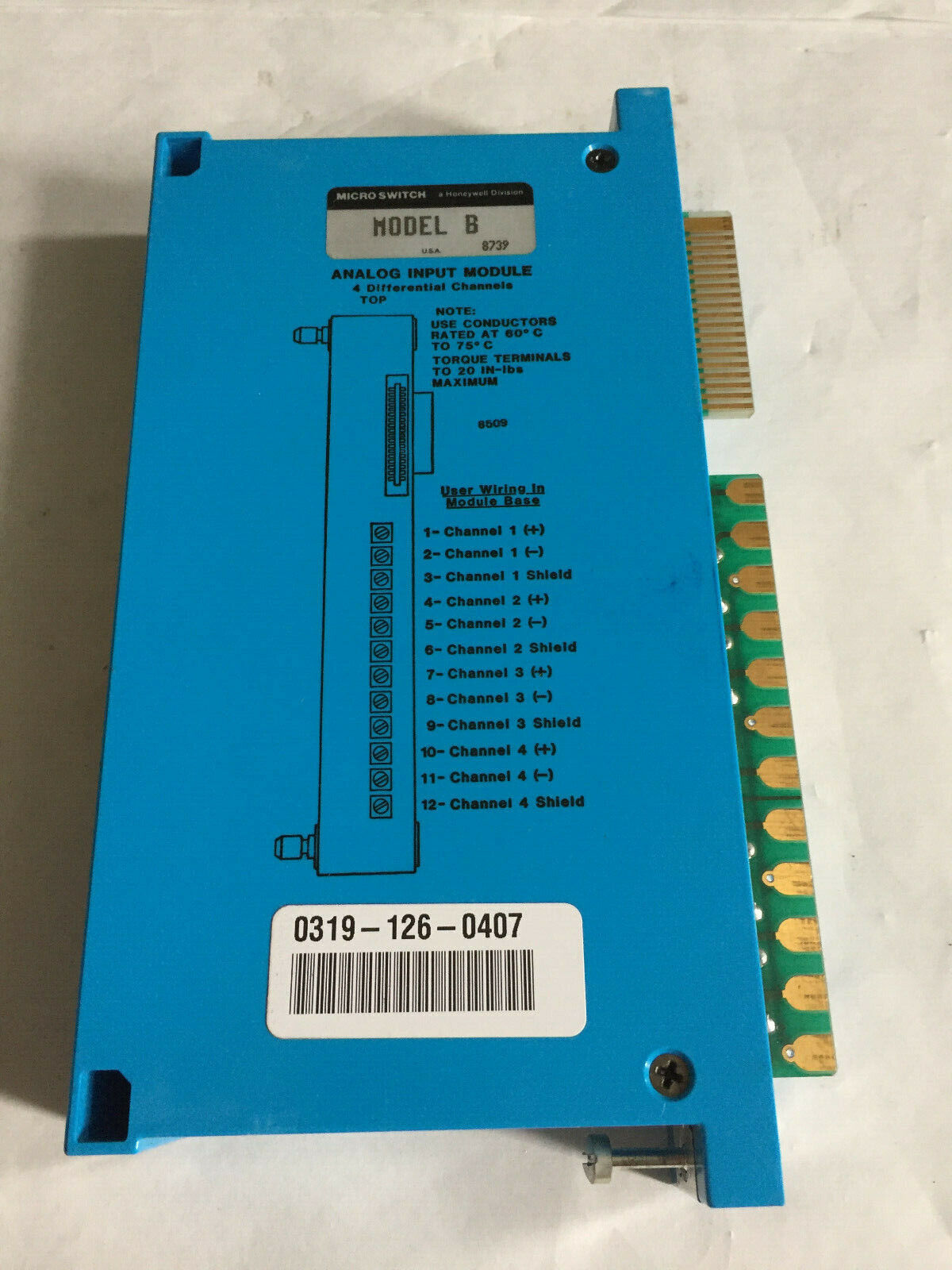 Microswitch Sid-Ian-10-5,Micro Switch B Analog Input Module,Ian10-50377,Sl