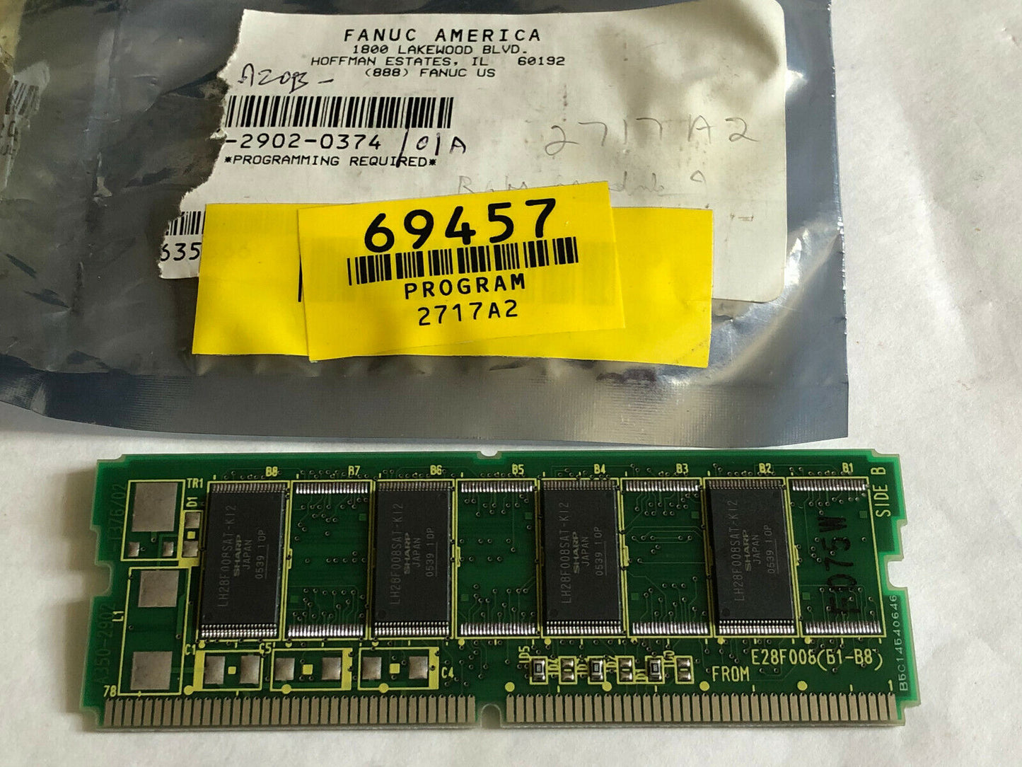 New Fanuc A20b-2902-0374/01A Memory Module Circuit Board,A20b-2902-0371/01A,Eu