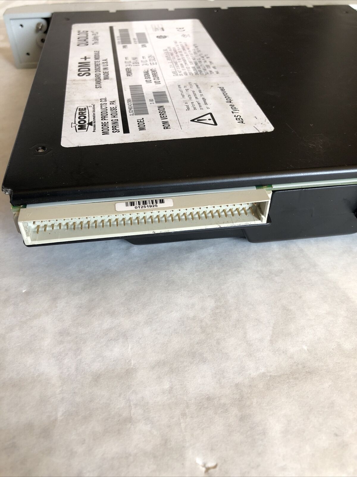 Moore Sdm+ Quadlog,Qlsdm024dcbbn,Sdm+ 24 Vdc,Standard Discrete Module,Bz