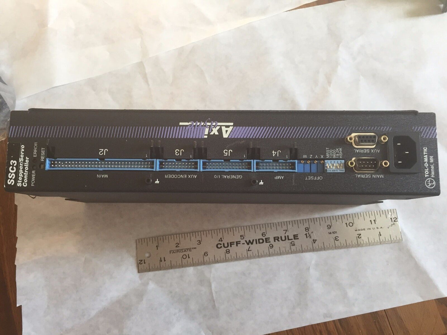 Tol-O-Matic Ssc3 Axi Dyne Stepper/Servo Controller,Tol-O-Matic B3sd#239888,Ea