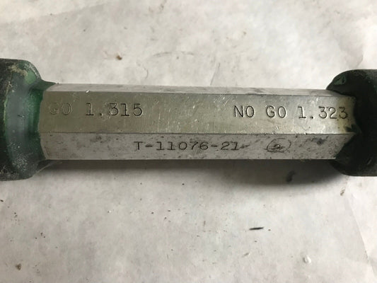 The Pipe Machinery Inspection Gage Go No Go Not Go  Plug Gage 1.315,1.323,Et