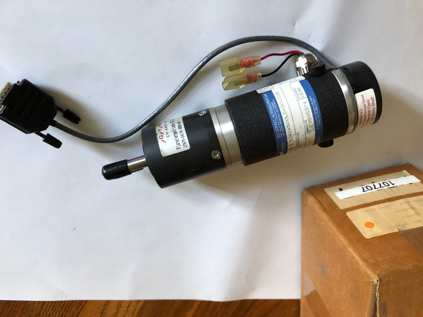Rockwell Automation Dek 107707-3 S240+500Ld+50:1Gb Gearmotor,Gpl 052-2/50-1,Bw