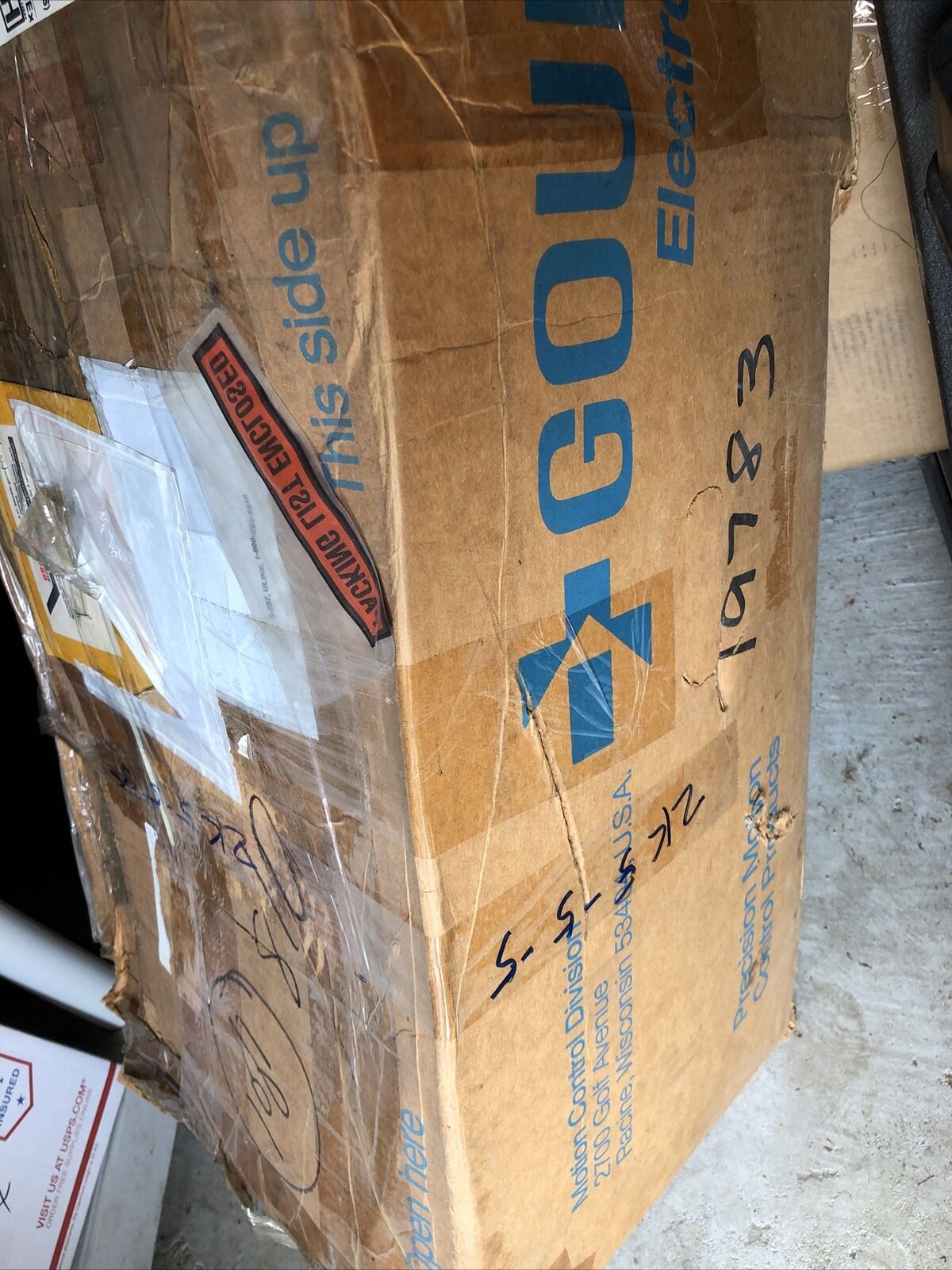 New Gould M131-H60b-9Y0f-Ch Permanent Magnet Servo Motor 33A,37.8 Torque,Ck