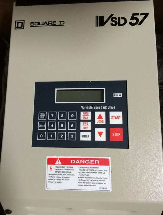 New Square D 480Vac 7.5 Hp Vfd Drive Vsd57cu90n46 3 Ph (Telemecanique) Vsd57,Dj