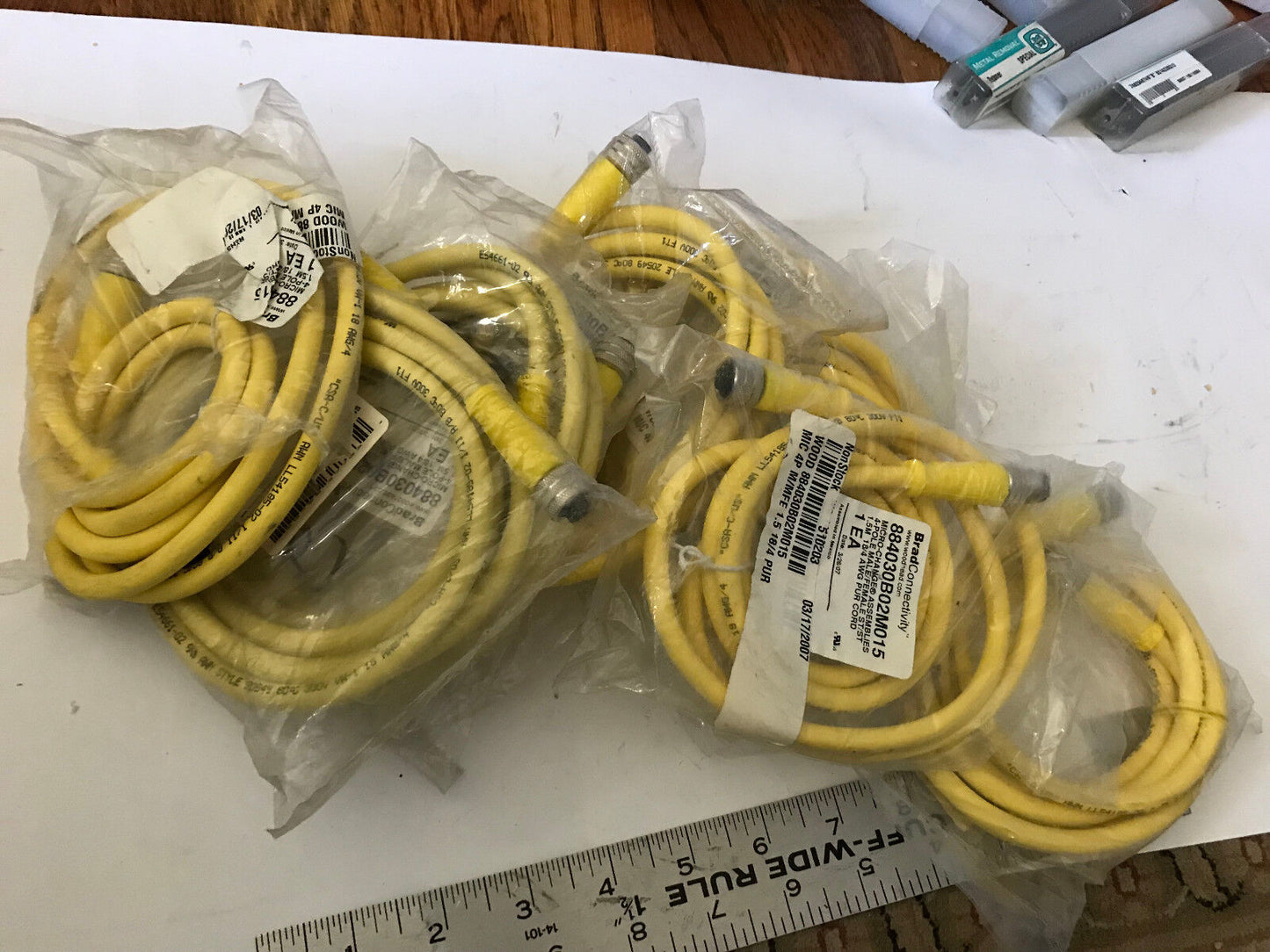 New Lot 5 Brad Harrison 8030P1a09m040 Proximity Switch Cable Brad Pnp 80328Pa,Em