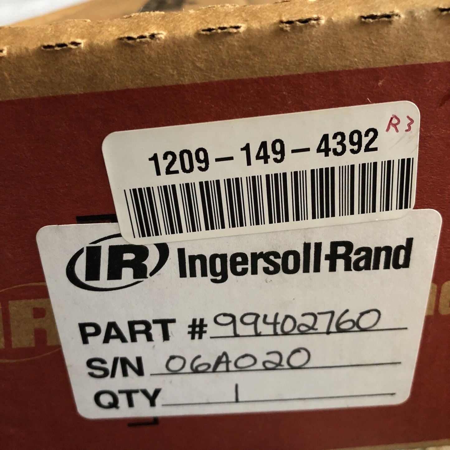 New Ingersoll Rand 99402760,E 1616 "N" Dc Motor 99402760,Bc