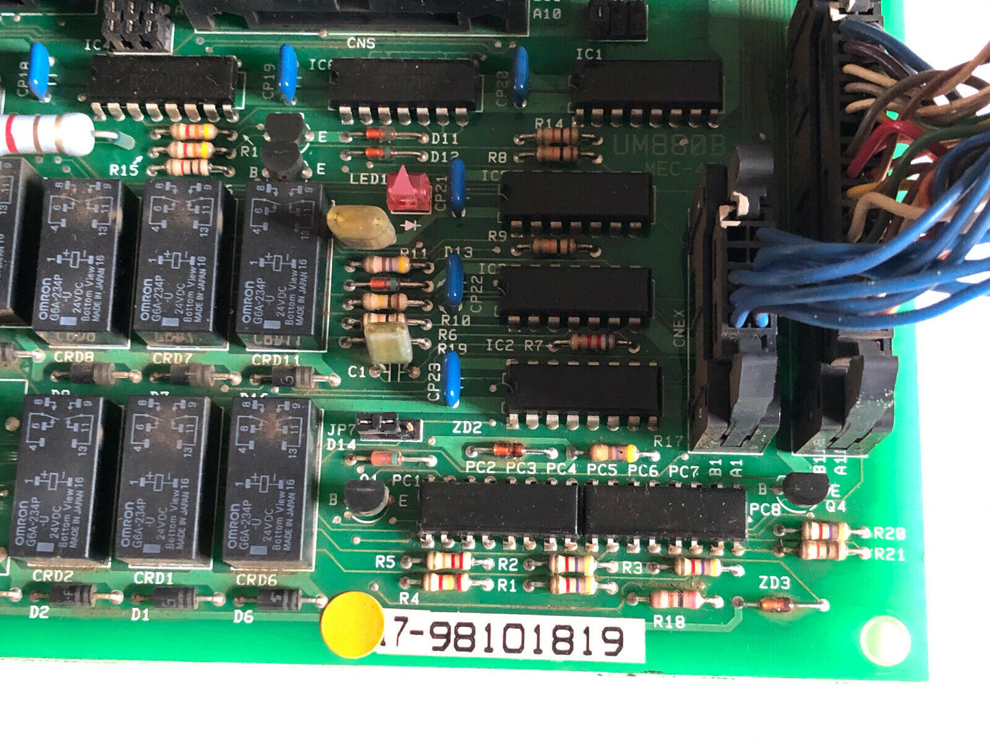 Nachi Um880b Brake Sequence Board,Bi,Di