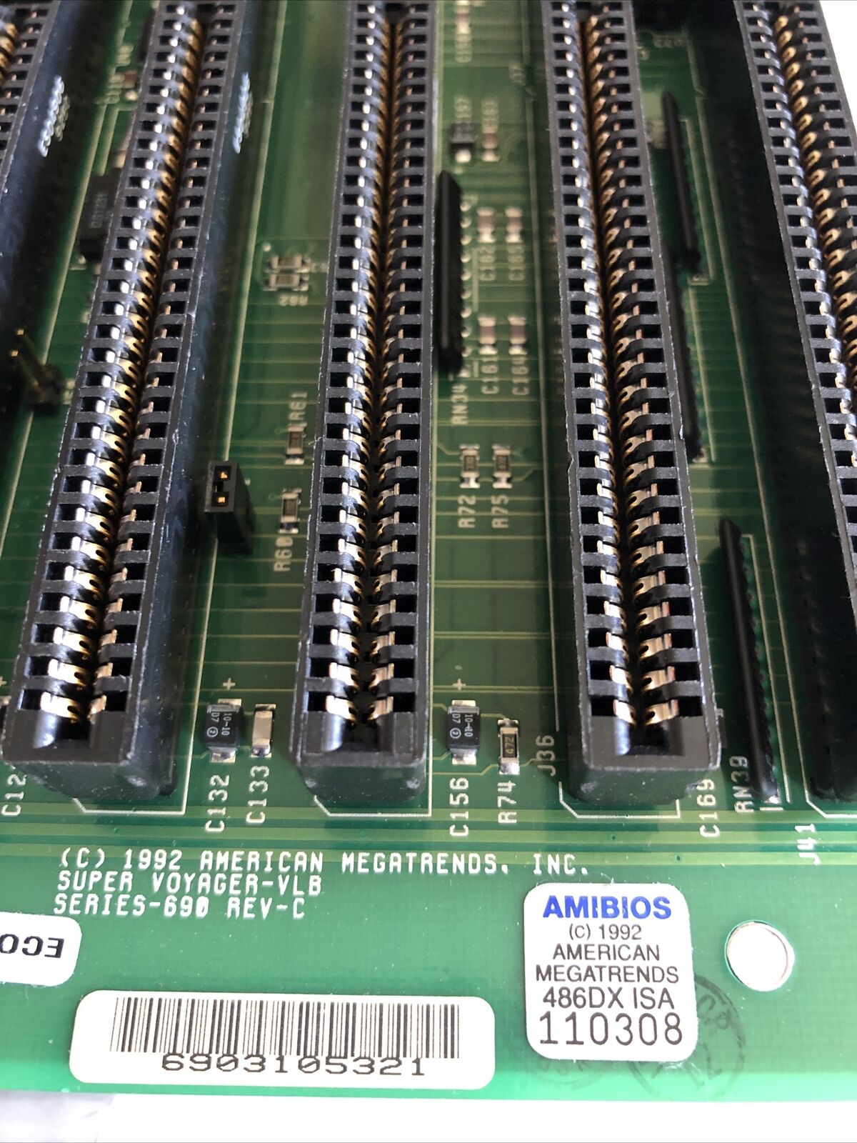 American Megatrends Super Voyager-Vlb,Series-690,Amioatlpp75256 Mother Board,Bd