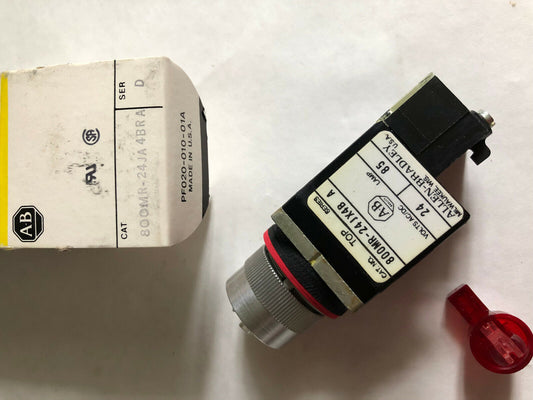 New 800Mr-24Ja4bra  Allen Bradley A-B 800Mr-24Jx4b A,800M-Xa Switch,10A,Se