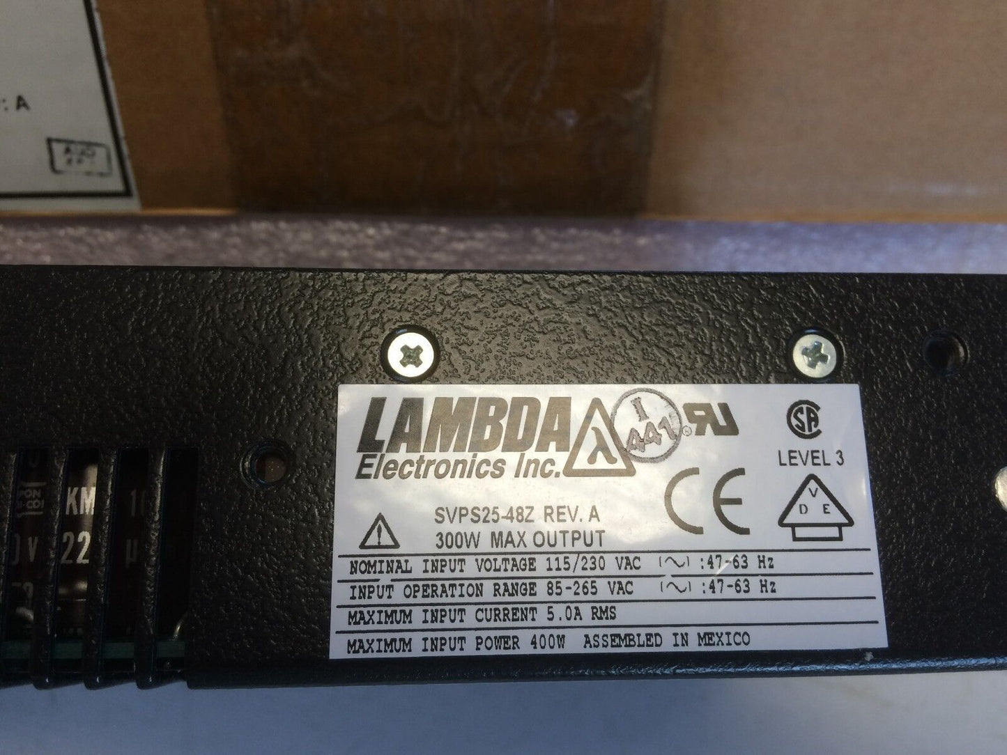 New Lambda Svps2548z Power Supply Svps25-48Z, Svps2548z,Bf,Dg,Et