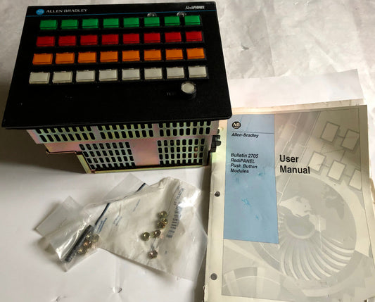 New Allen Bradley 2705-P11j1x Lighted Pushbutton Opertor Interface,2705P11j1x,An