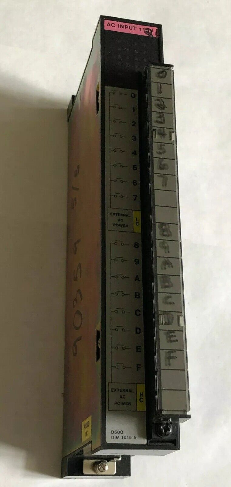 Cutler Hammer D500 Dim 1615A Input Module 85-132V 16Point,3501001,Ef