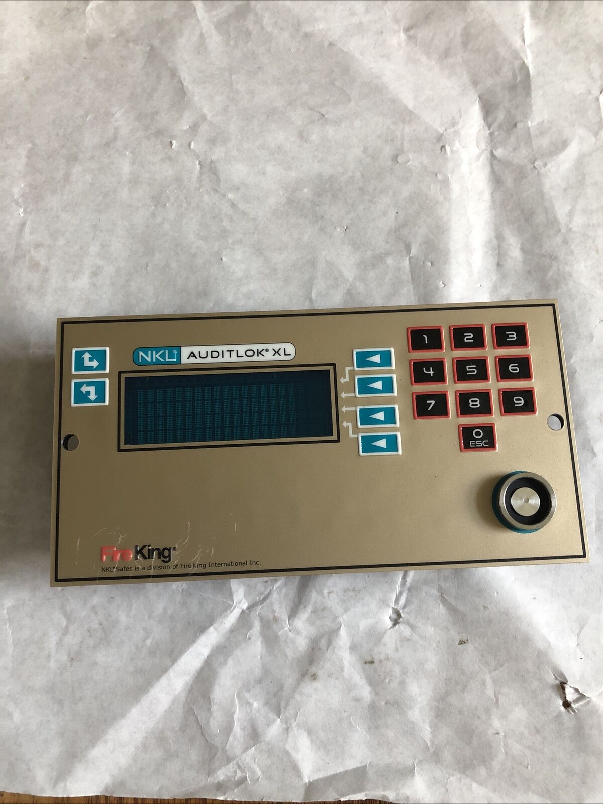 New Fire King 15059300 Nkl Auditlok Xl  Operator Interfacesafes,Ams 9100,Fb