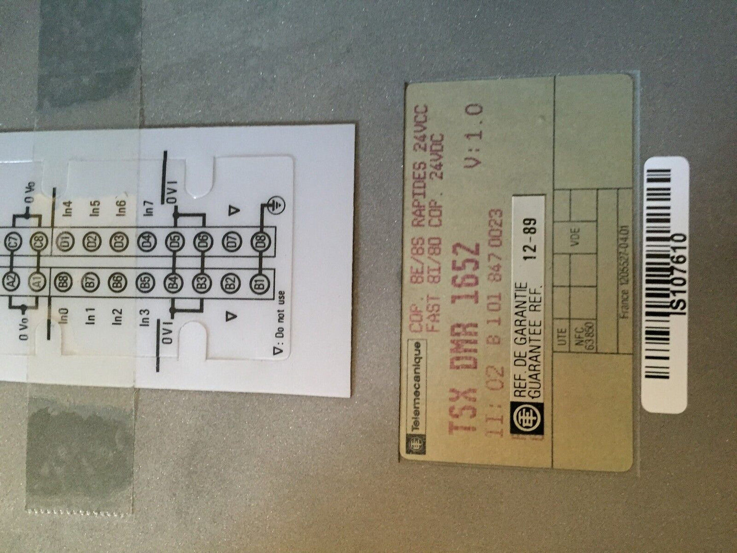 New Telemecanique Tsx Dmr 1652 Plc Input/Output Module ,Dmr 1652,Er