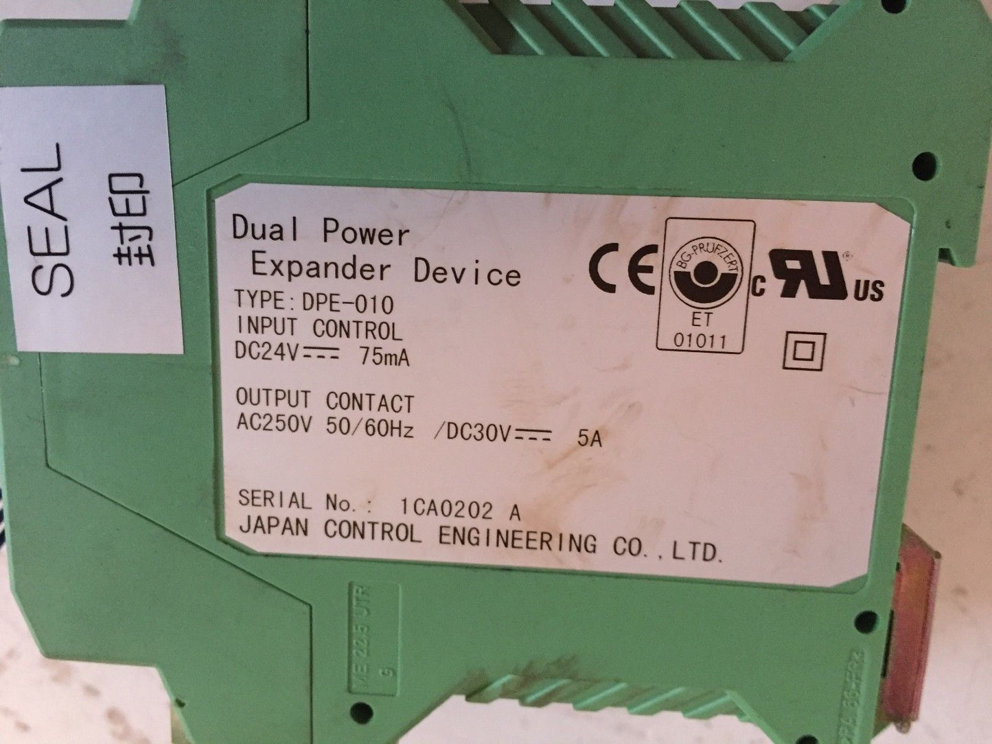 Japan Control Dpd-001 Dual Power On Device,Jce Dpd-001,Dpe-010,24 Vdc,Fb
