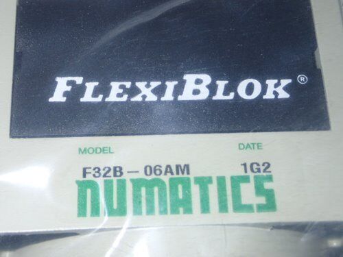New Numatics 71005,F32b-06Am,Mvl32-06Y Flexiblock Lockout Valve Manifold,Df