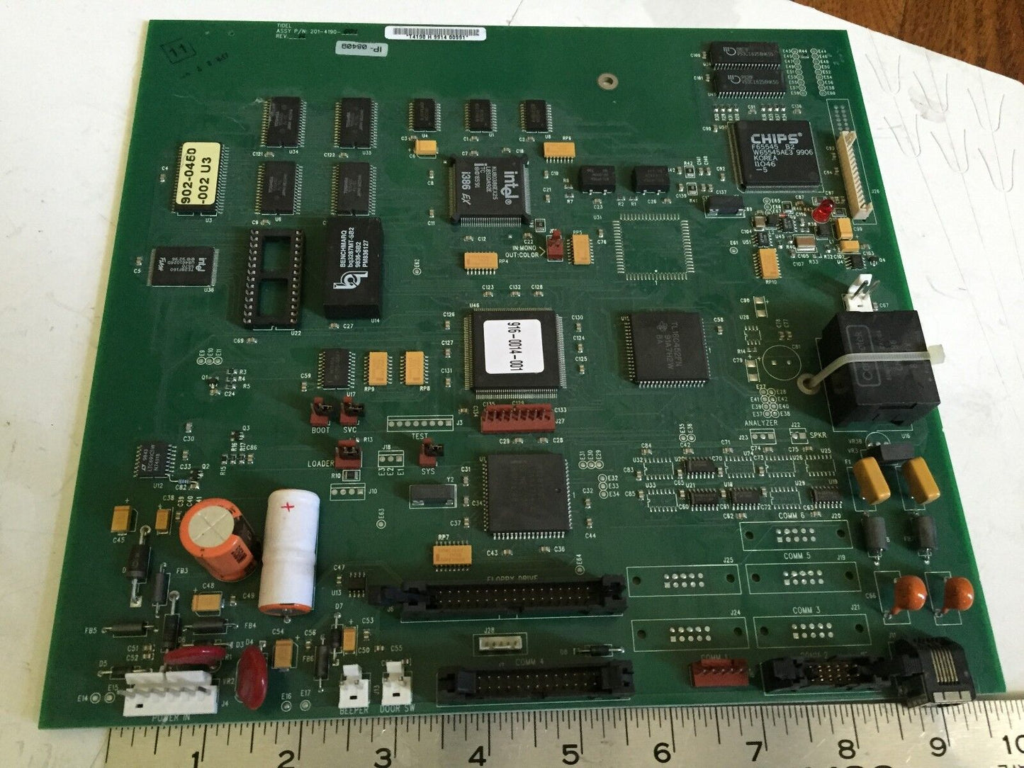 Tidel 201-4190 Systems Pc Board Tidel 201-4190-001,Ea