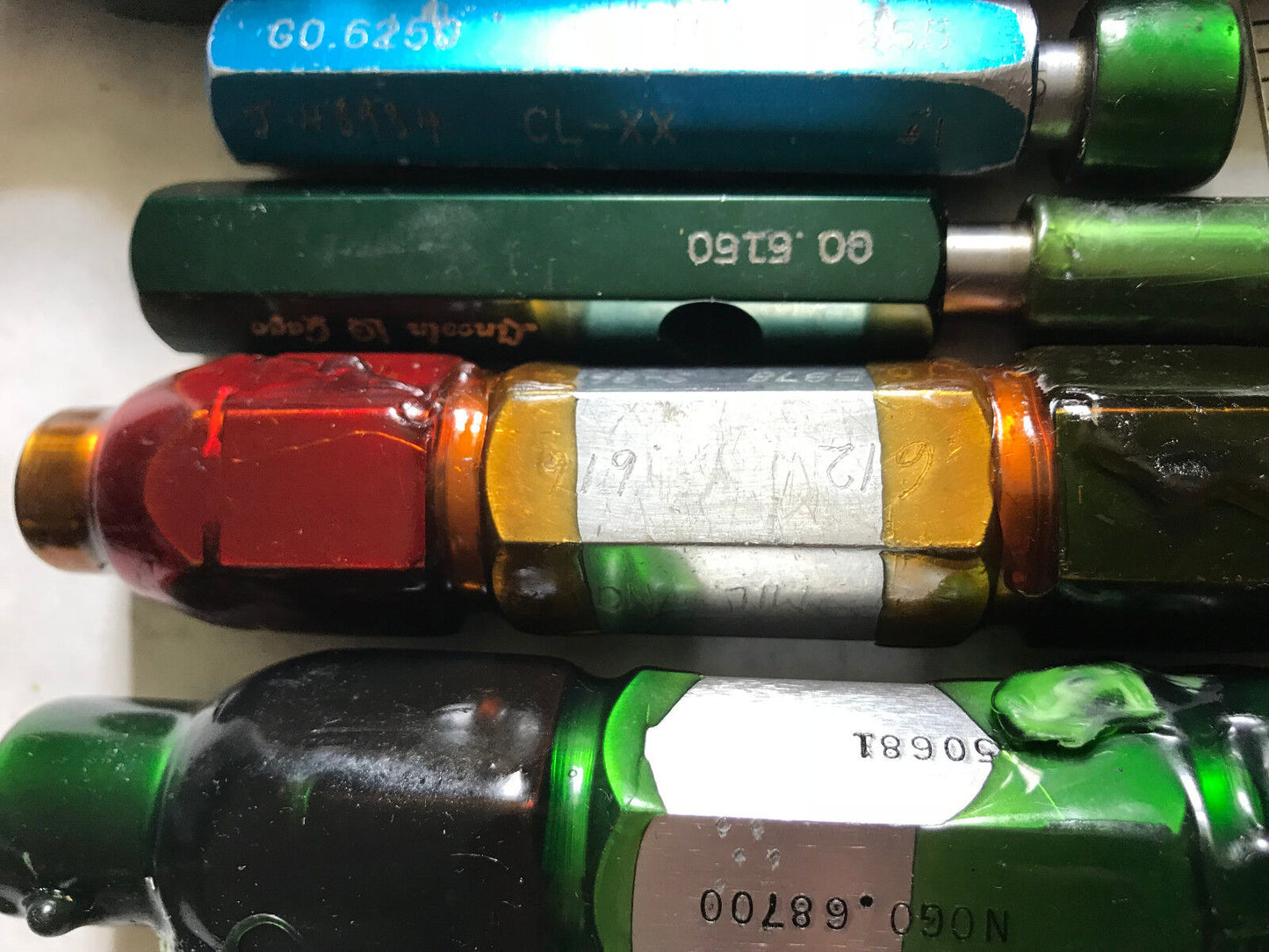 Lot Plug Gage Go Nogo Van Keuren .6841,68700,6940,6980,612,616,6250,6255,6258,Es