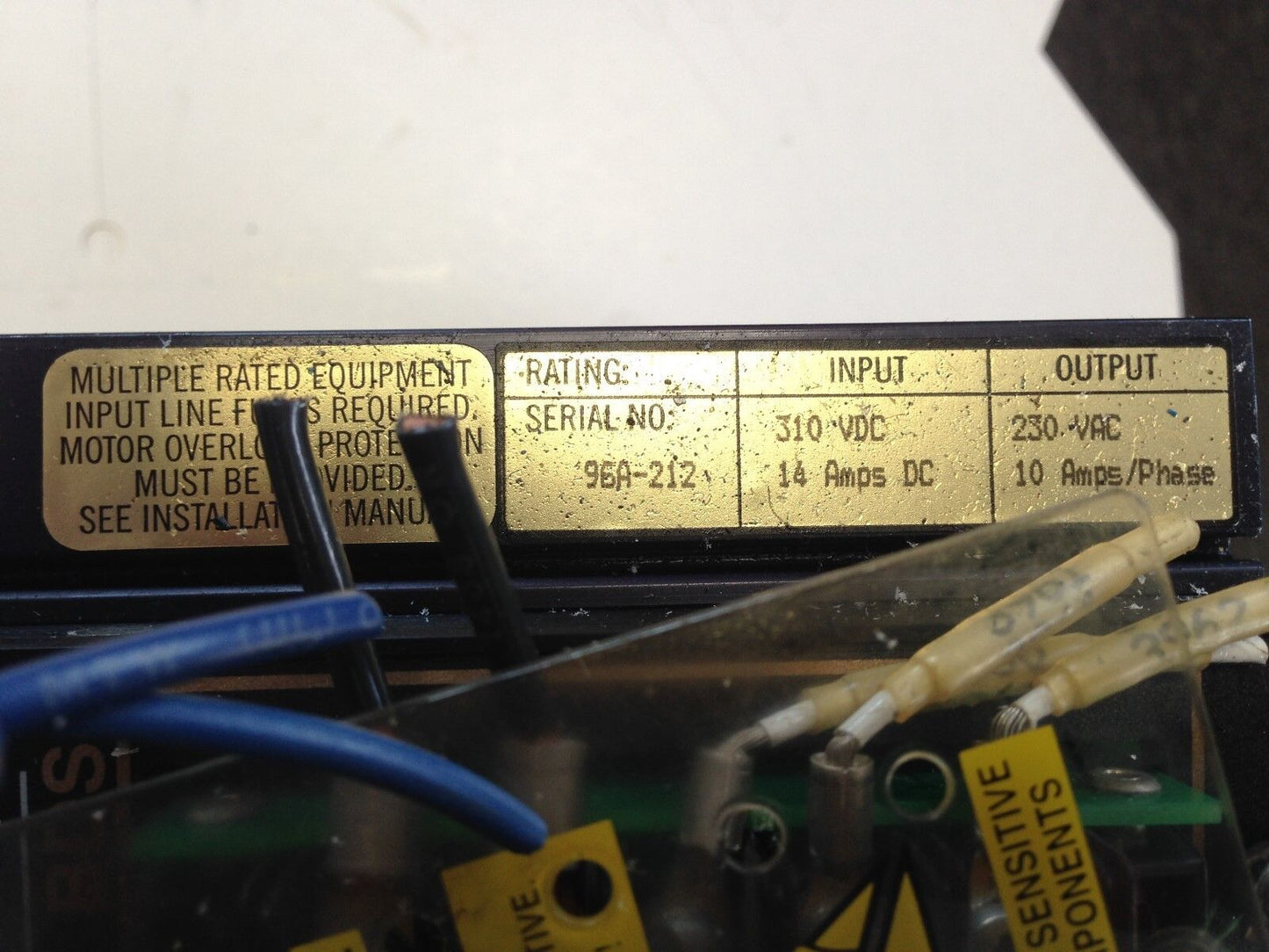 Kollmorgen  Bds4a-210J-0001\204C2 Servo Drive, 10 Amp, 230Vac/310Vdc,En