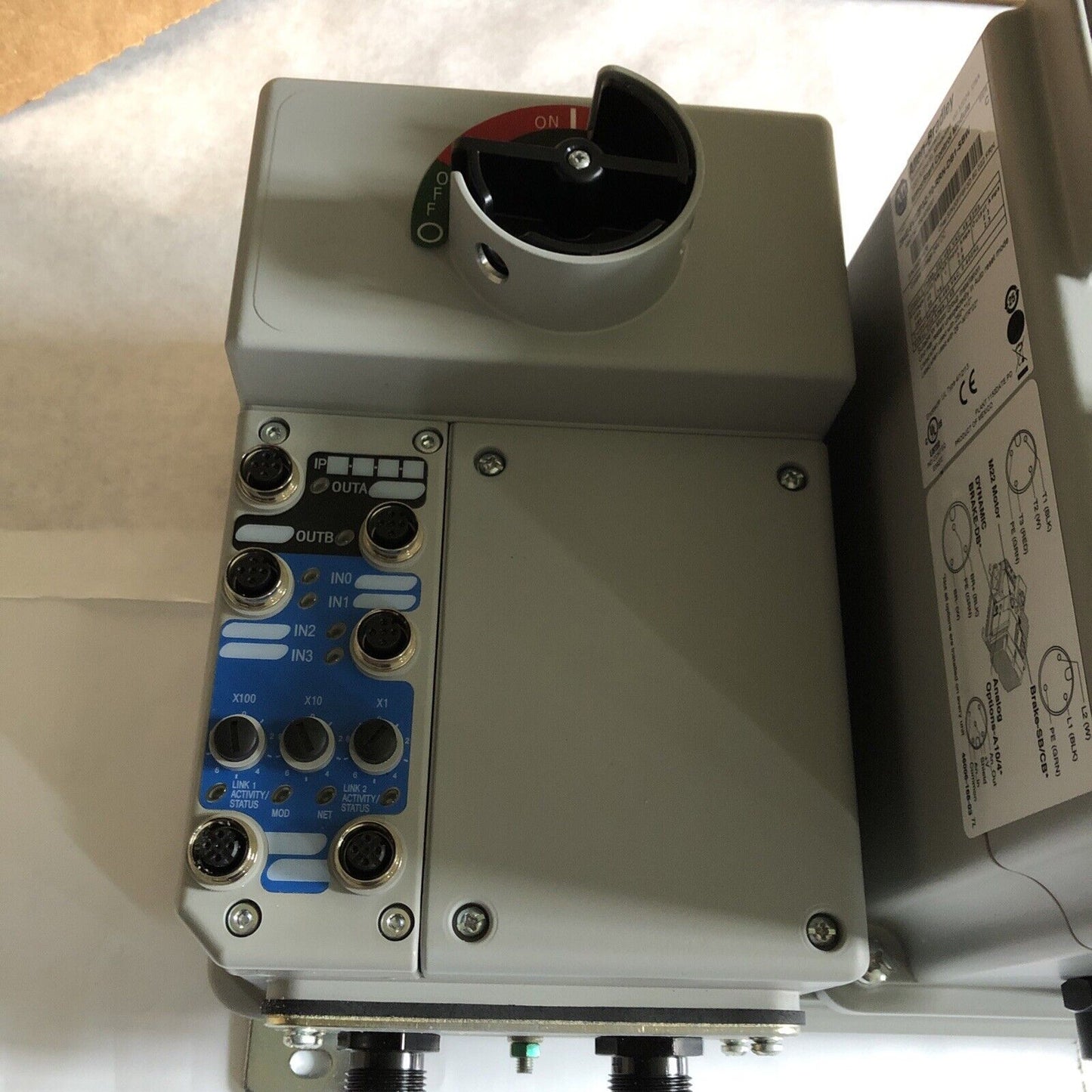 New Allen Bradley 284E-Fvd2p3z-10-Rrn-Db1-Sbw,280E-10-R Variable Drive,Br