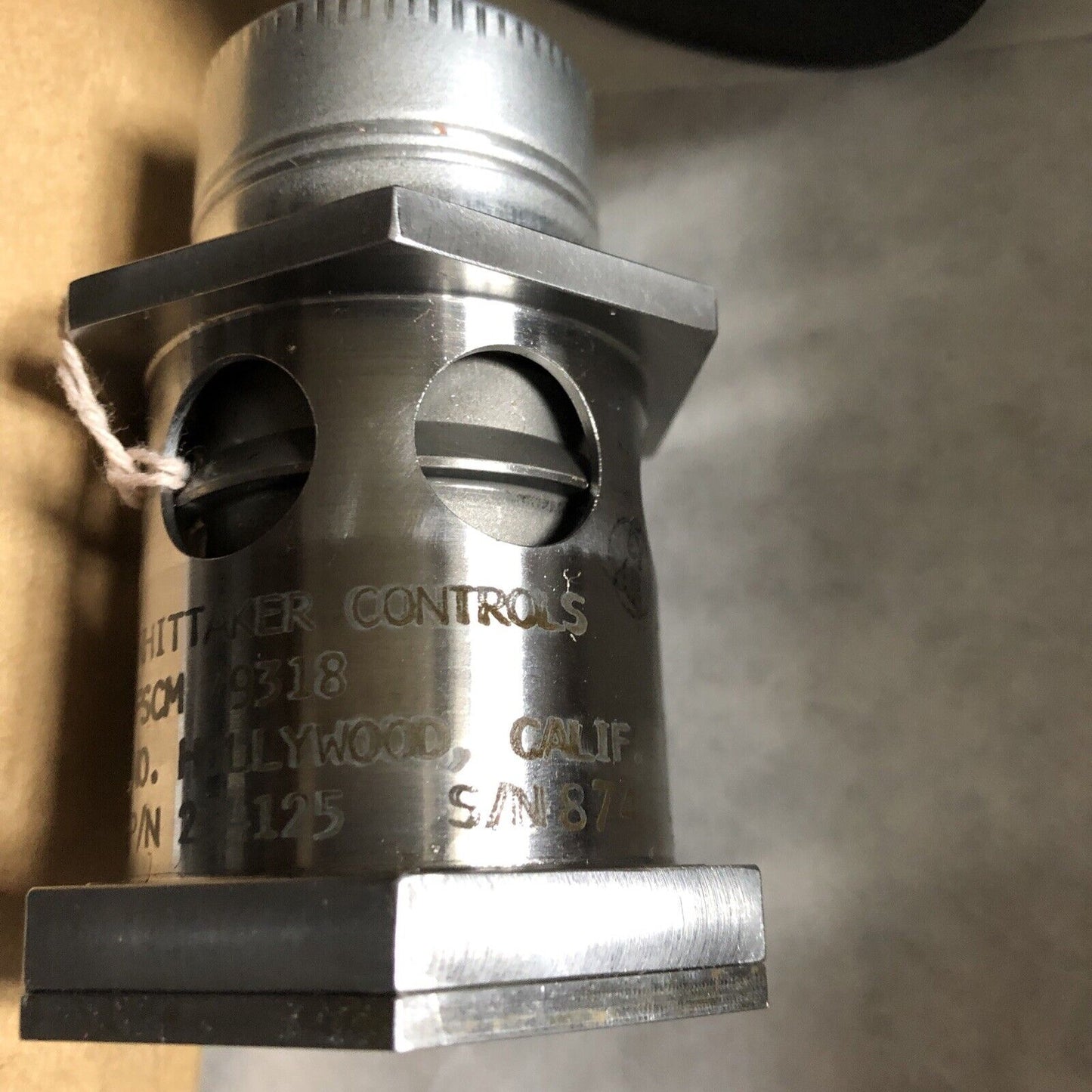 Whittaker Controls 234125 Dc-10 Fuel Pressure Relief Valve,Faa-Pma Fscm 79318,Ct