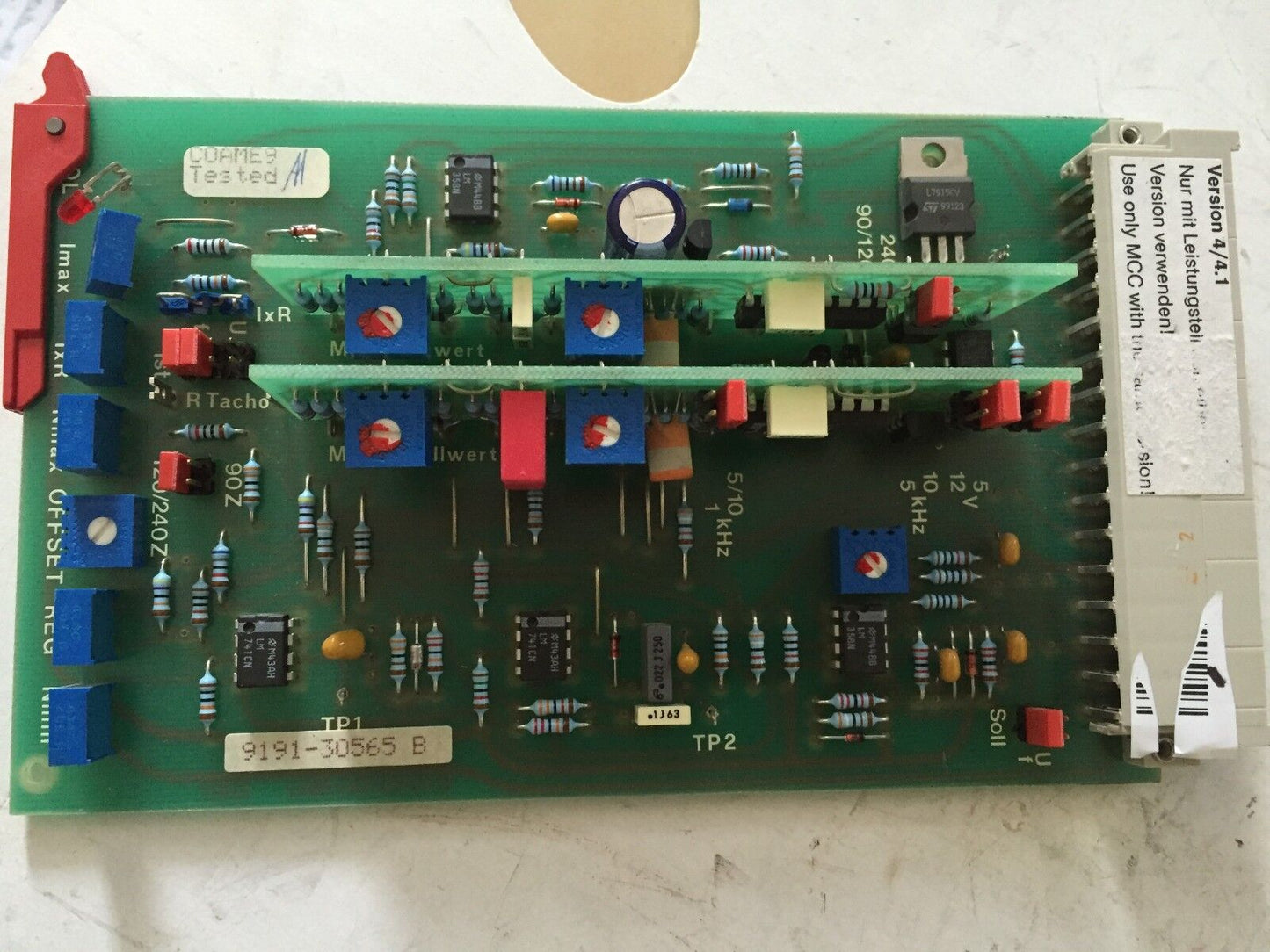 K-Tron 9191-30565,Version 4/4.1  Pc Board For Power Module ,Ek