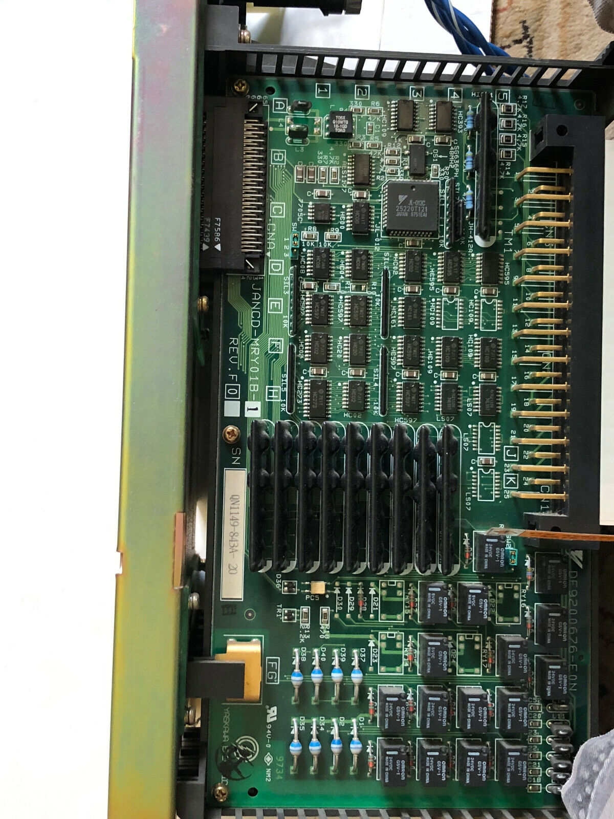 Yaskawa Jznc-Mrk09-1 Cnc Control,Mry01b-1,Mi004,Mario,M1004,Jancd-Mbb02-1,Cg