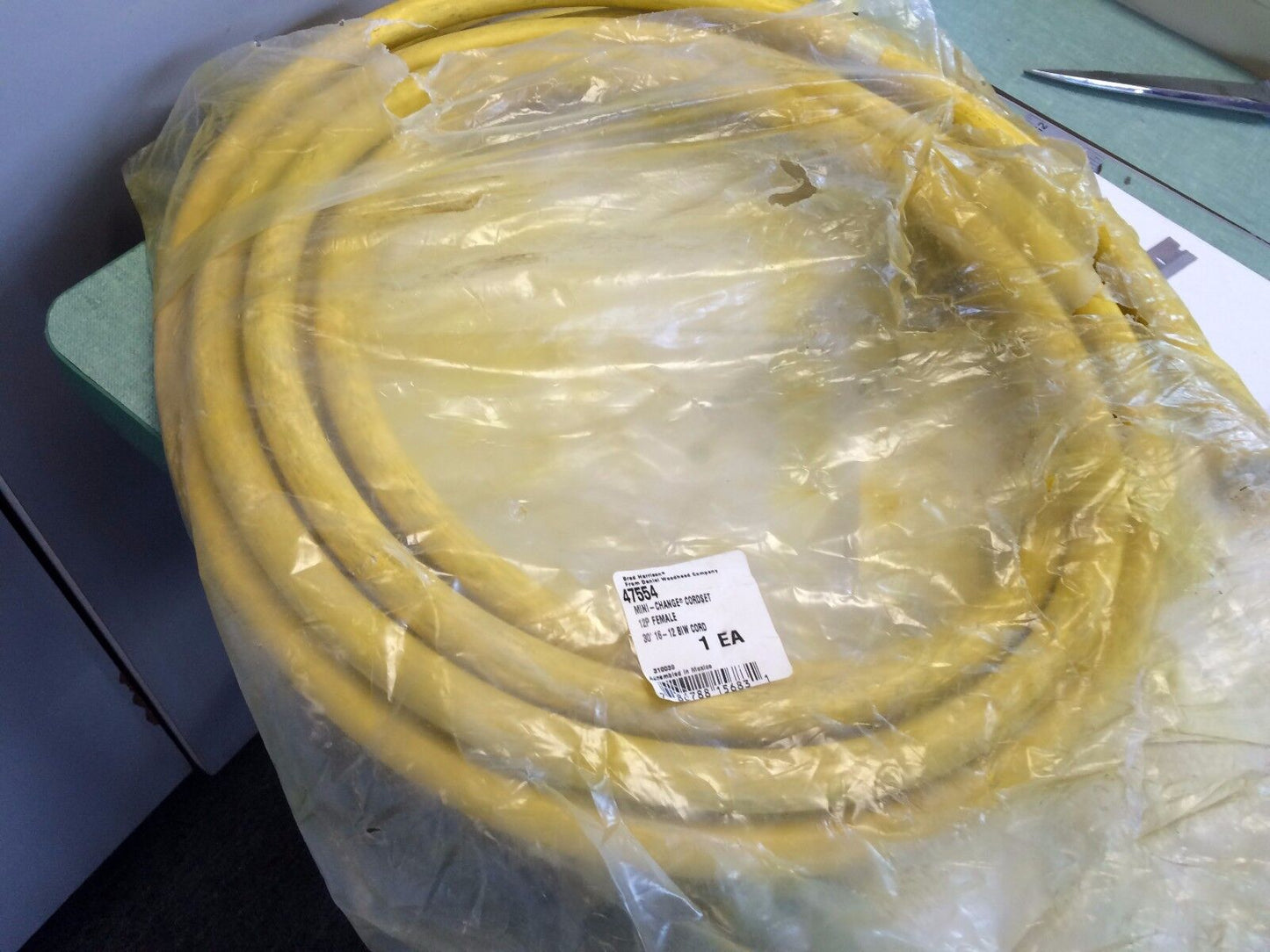 New Brad Harrison 47554 Cordset Mini-Change 16Awg/12-Cond 12P-Female 30Ft,Fk,Ew