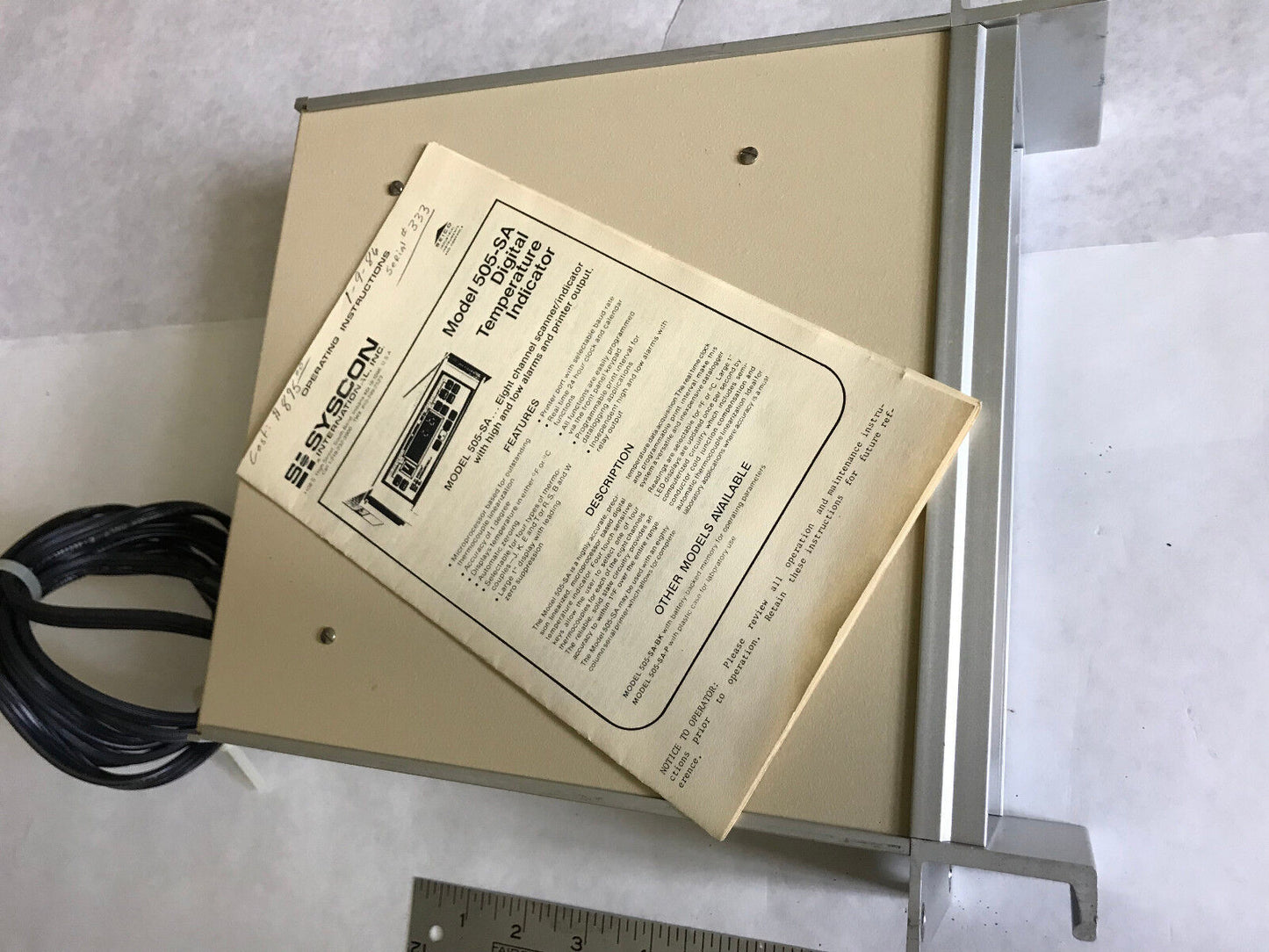 505-Sa Syscon Digital Temperature Indicator ,Syscon 505-Sa,Ab