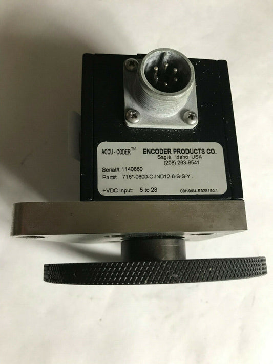 Encoder Products Accu-Coder 716*-0600-0-Ind12-6-S-S-Y,2130 013 Rotary Encoder,Sd