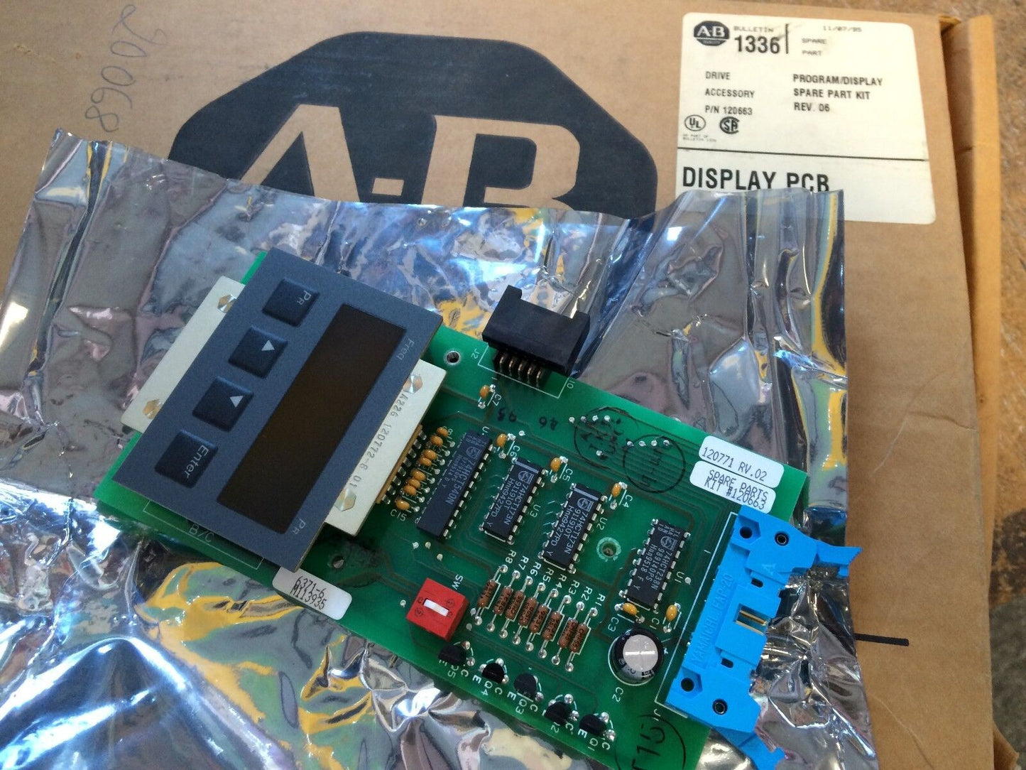 New Allen Bradley 120771 Rv.02,120663,Sp-120663 Display Keypad,6371-6,M113935,Ew