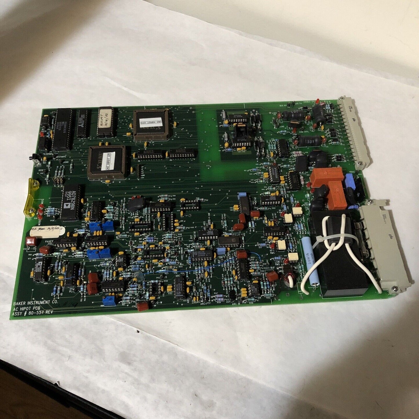 Baker Instrument 80-557 Rev Cnc Ast-Power Ac Hipot Pcb Board,Fe