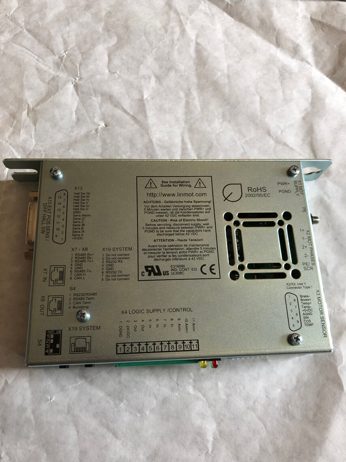 New Linmot C1100-Gp-Xc-0S-000 Servo Drive,C1100,Linmot 0150-2380,2084.842.435,Cu