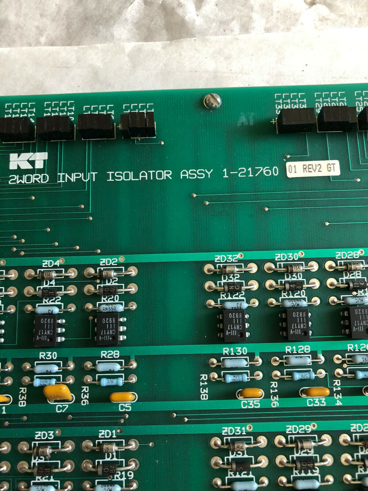 Kt 1-21760 01 Rev2 Gt 2 Word Input Isolator Assembly,Kt 1-2176001,12176001,Bh