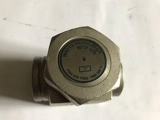 1" Watts Wtd600 Steam Trap Thermo-Dynamic Pma 600Psi,Watts Regulator Wtd600,Eg