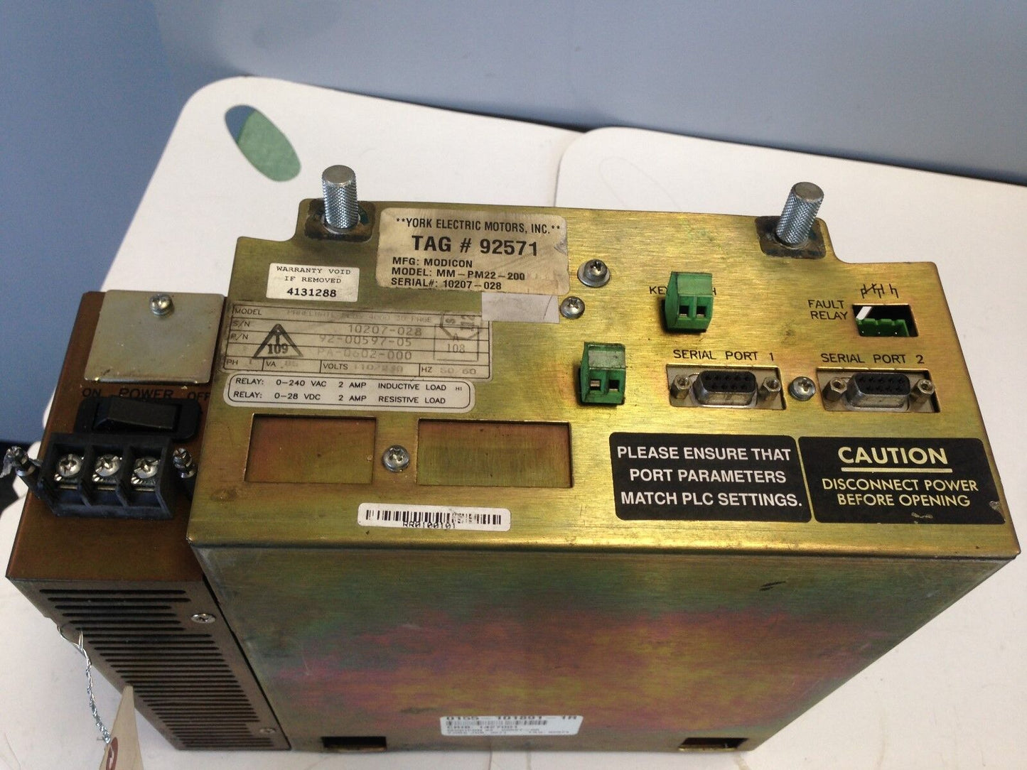 Modicon 92-00597-05 Operator Interface Panel Power Supply,73560 3L77,Ei