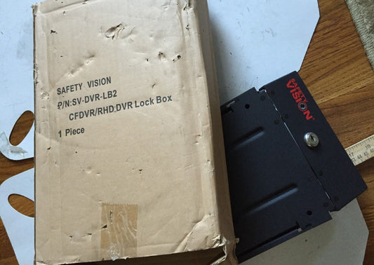 New Safety Vision Sv-Dvr-Lb2 Dvr Lock Box Black 13.5X2.5X7.5In,Aw