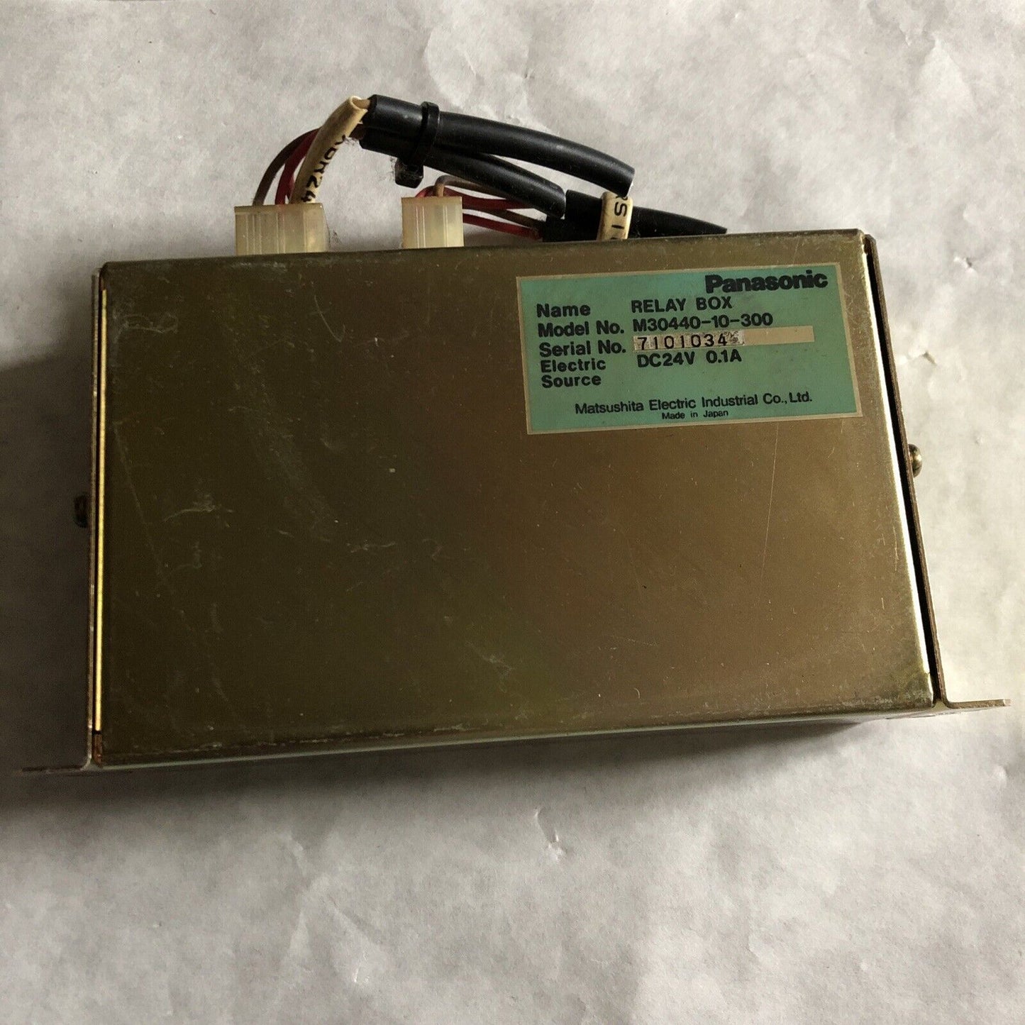 Panasonic M30440-10-300 Relay Box M30440 10 300,Dc24v 0.1A,Ct