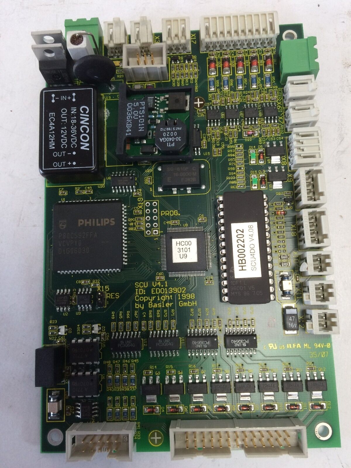 New Basler Scu V4.1, Ed013902,Id2000009974-02,Edo13902 Pcb Card,Ch